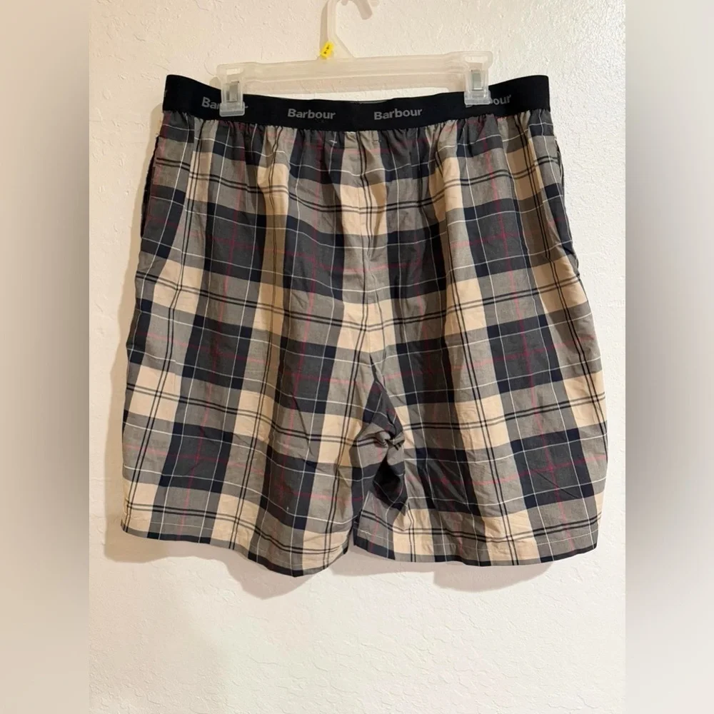 Barbour Men’s Plaid Checkered Boxer Shorts XXL